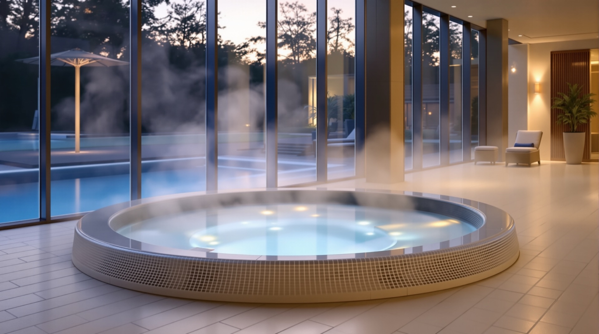 Indoor hot tub at the Maverick Motor Inn Kamloops